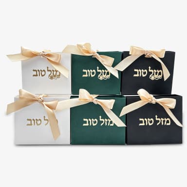 שקיות מתנה בנושא בר מצווה עם לוגו עברי למתנות דתיות יהודיות, מתנות התבגרות, קישוטים תרבותיים